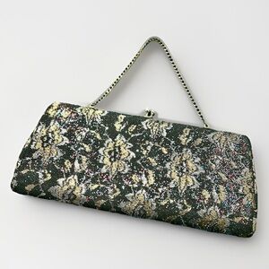 Vintage‎ Women's Evening Clutch Purse Metallic Sparkle Bling Handbag